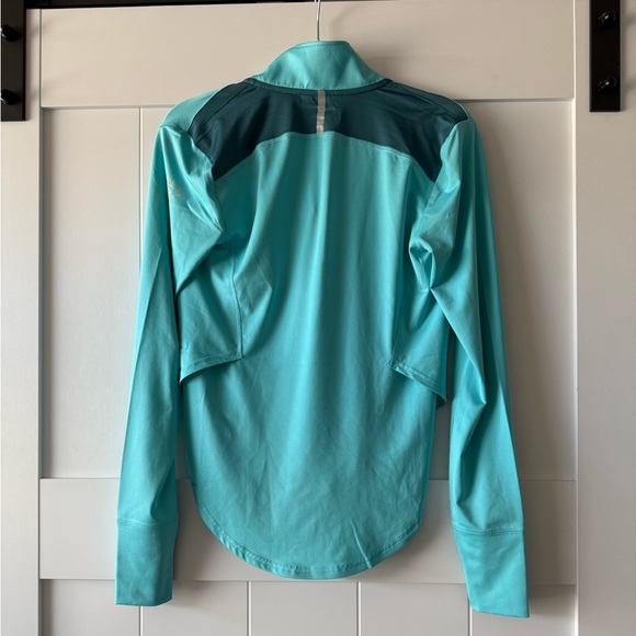 Legendary Whitetails Women's Trail Blazer 1/4 Zip Performance Glacier Blue Shirt - Picture 12 of 13